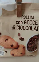 Frollini con gocce di cioccolato