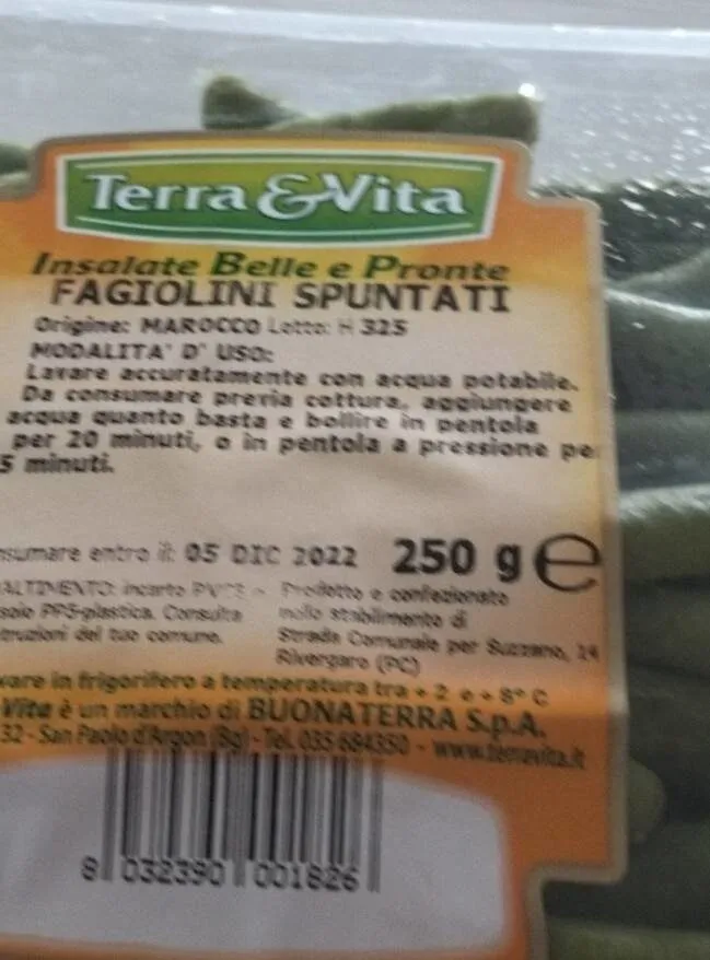 Fagiolini spuntati