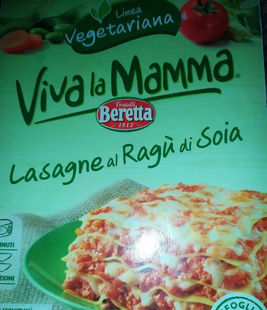 Viva la mamma lasagne al ragù di soia