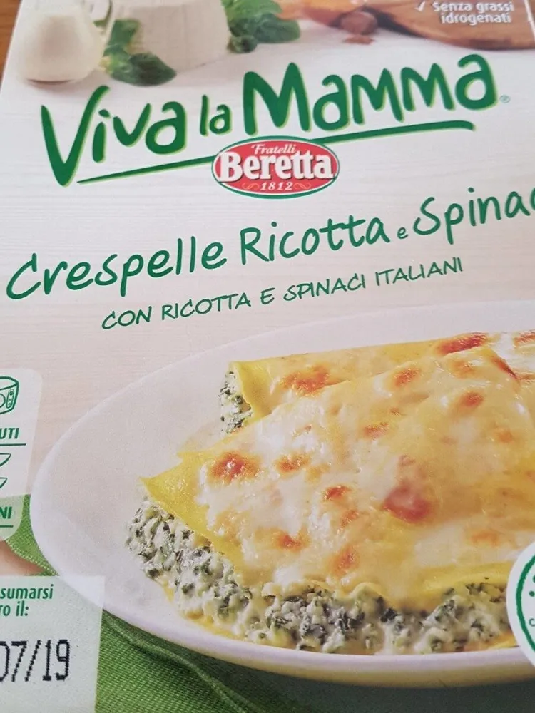 Crespelle ricotta et spinaci