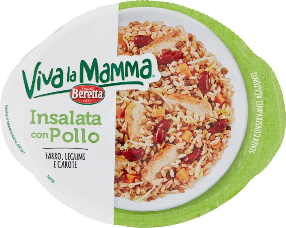 Viva la mamma insalata con pollo farro