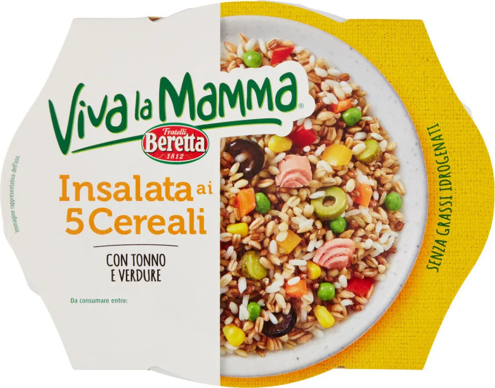 Viva la mamma insalata ai cereali con tonno e verdure
