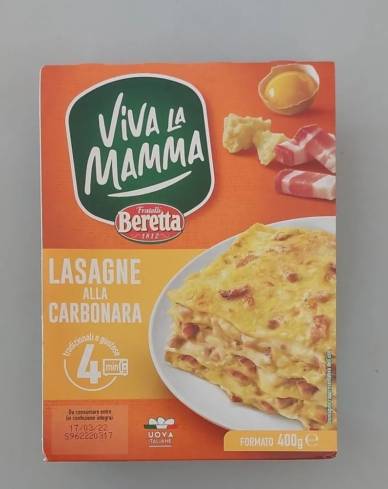 Lasagne alla carbonara