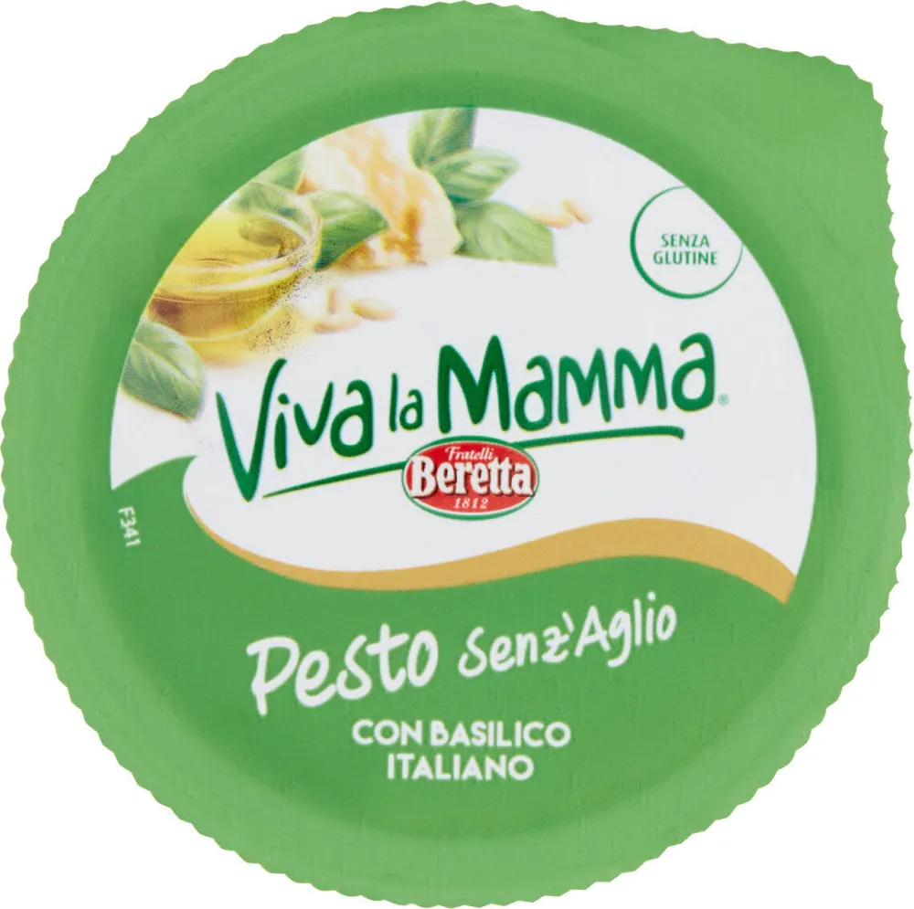 Viva la mamma pesto senz'aglio con basilico italiano