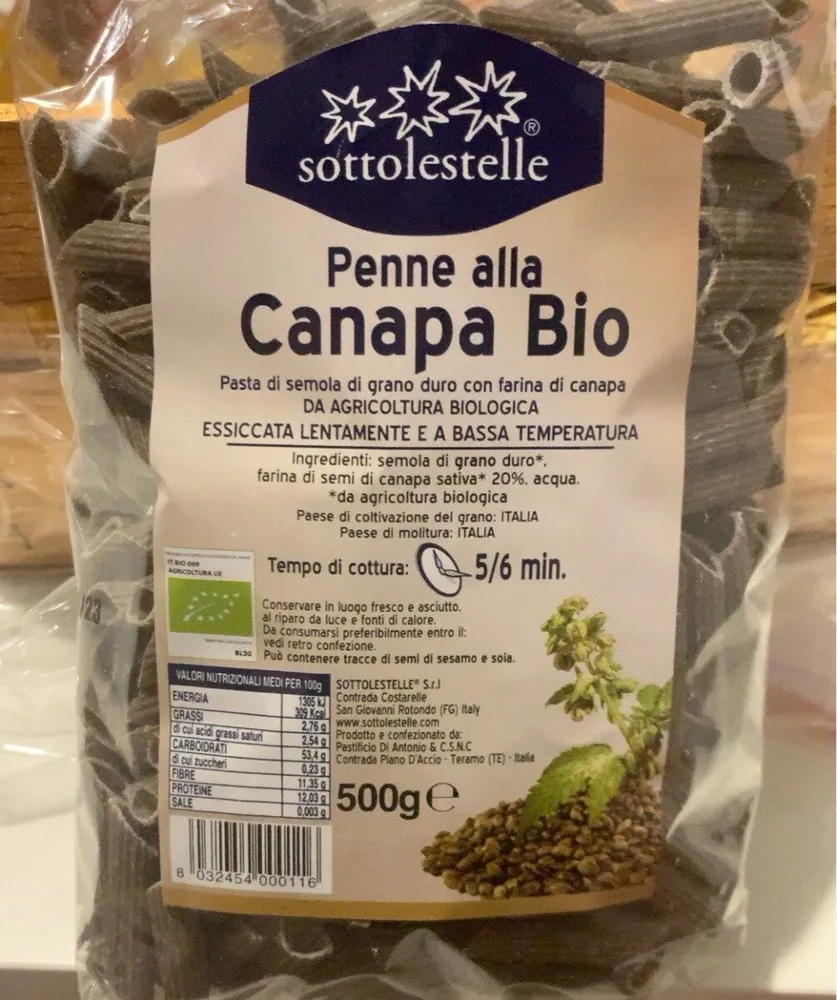 Penne alla canapa bio