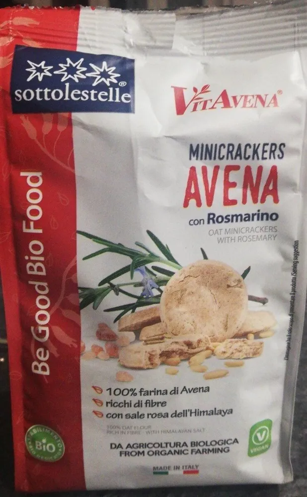 Minicrackers avena con rosmarino