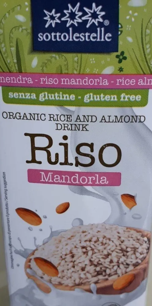 bebida de arroz y almendras