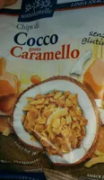 Chips di cocco gusto caramello
