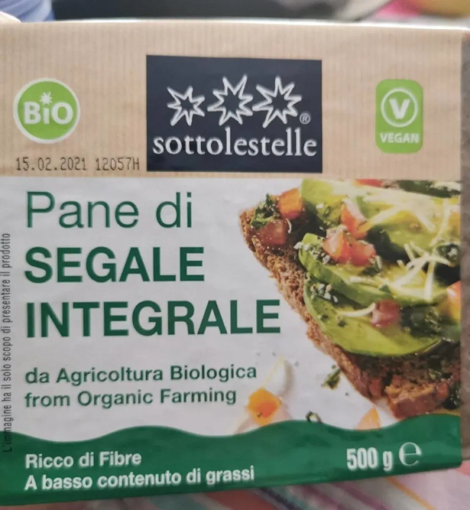 Pane di segale integrale