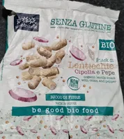Snack di lenticchie cipolla e pepe