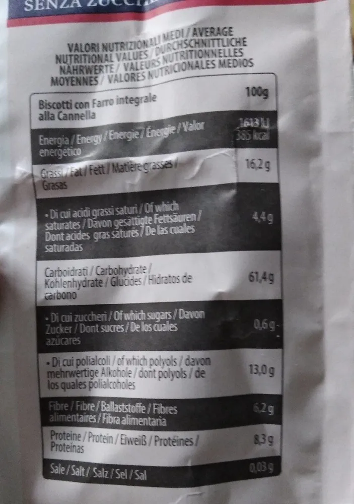 Biscotti allá Cannella