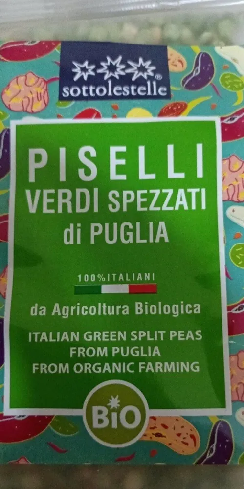 Piselli verdi spezzati di Puglia