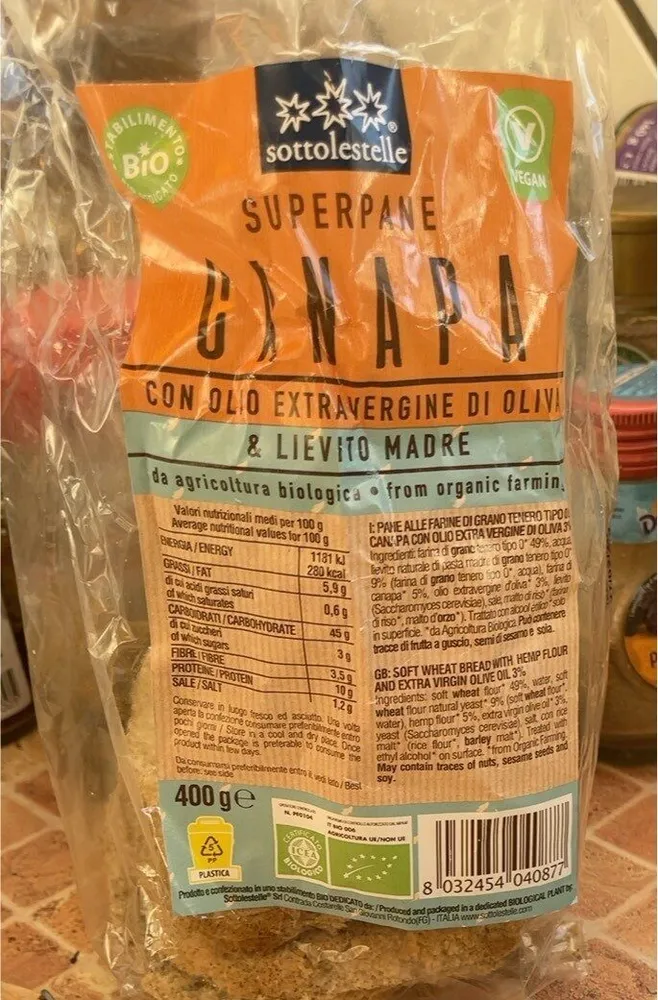 Superpane canapa