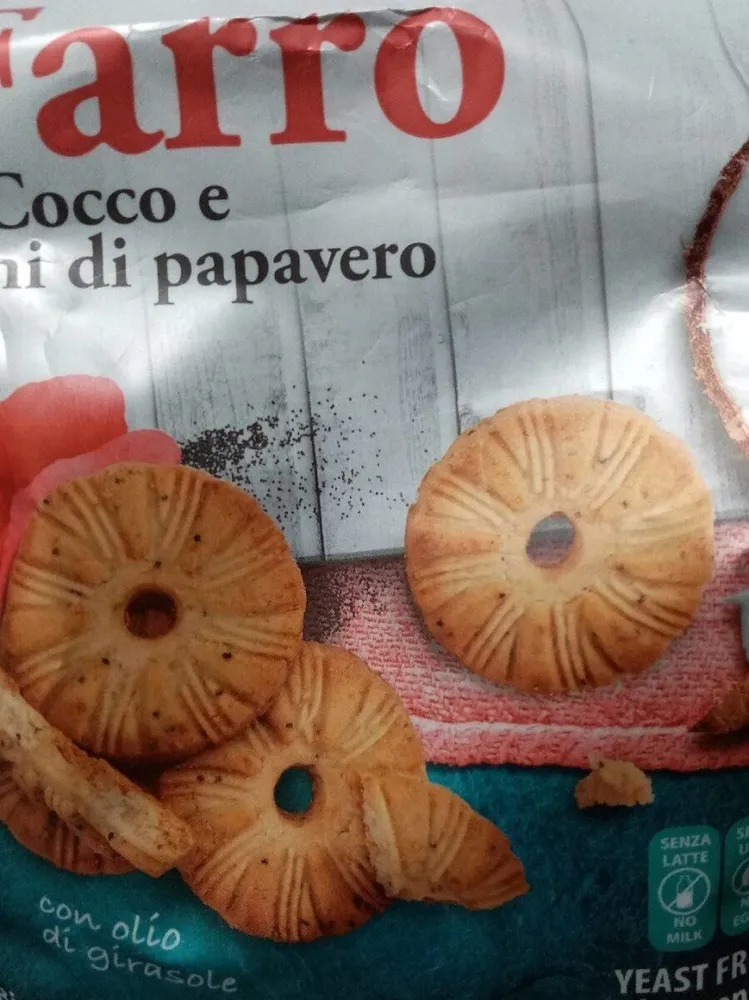 Frollini farro con cocco e semi di papavero