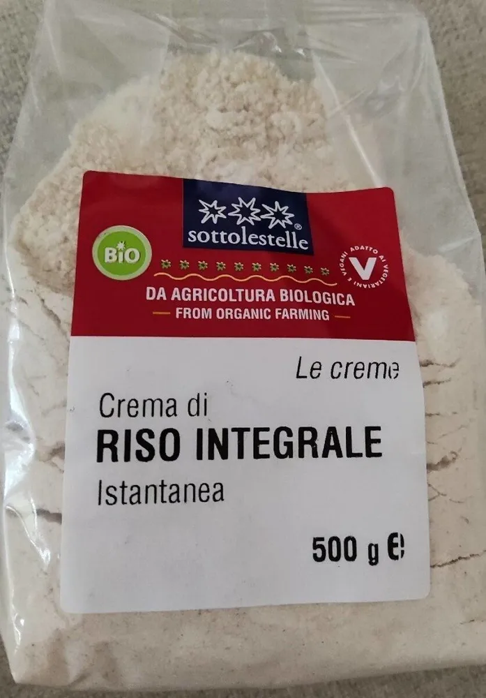 Crema di riso integrale istantanea