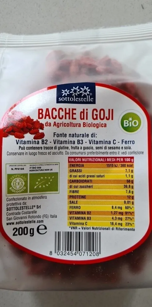 Bacche di goji