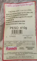 Piadina spicchi di luna