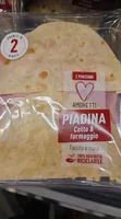 Piadina cotto e formaggio