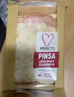 Pinsa cotto brace e scamorza