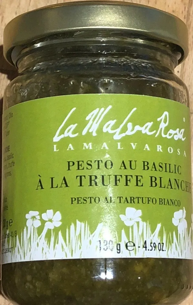Pesto au basilic a la truffe blanche