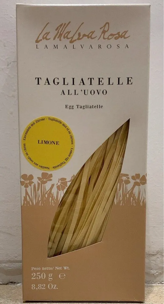 Tagliatalle all’uovo e limone