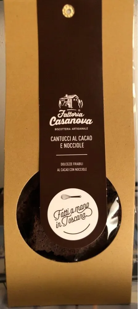 Cantucci al cacao e nocciole