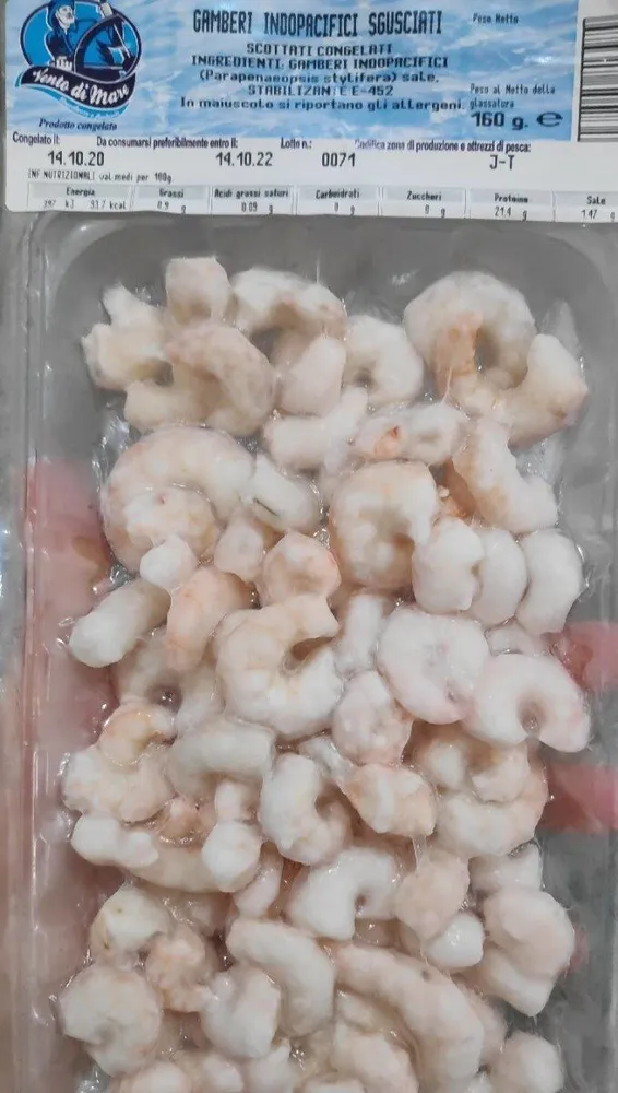 Gamberi sgusciati