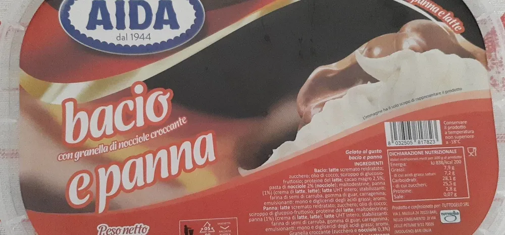 Bacio e panna
