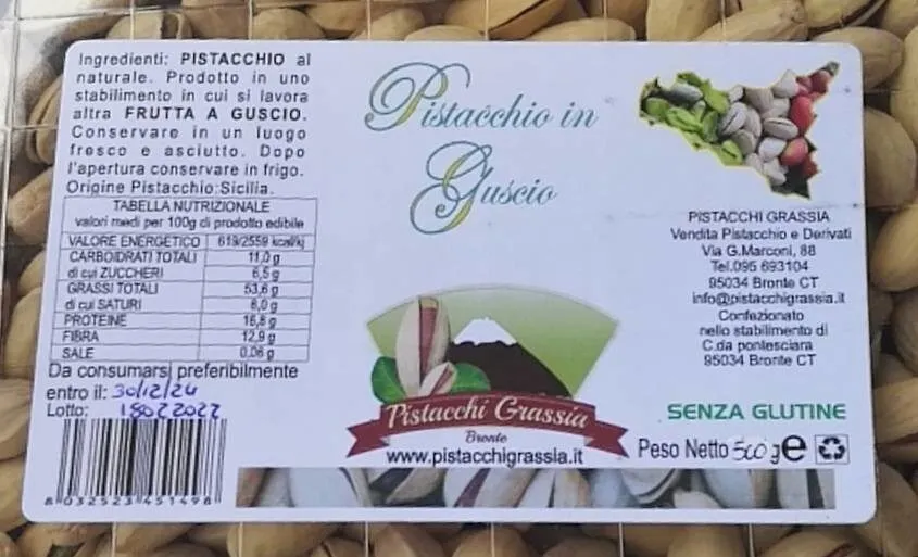 Pistacchio in guscio
