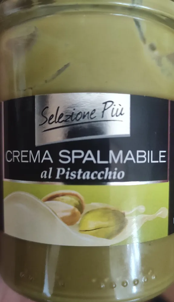 crema spalmabile al pistacchio