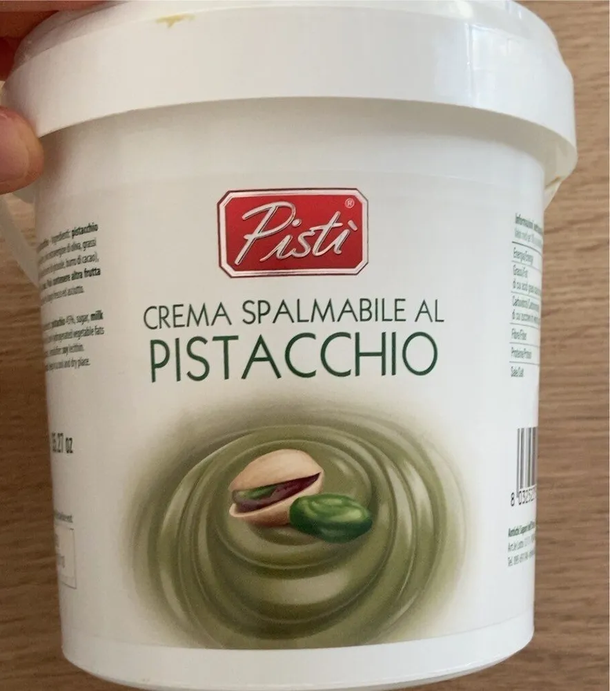 Crema spalmabile al pistacchio