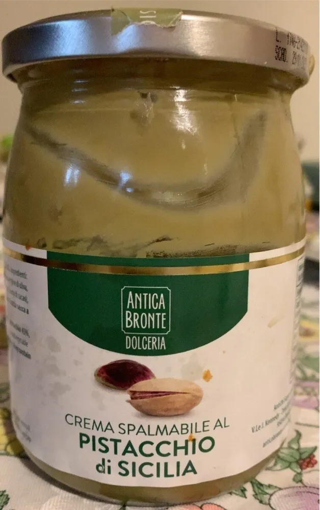 Crema spalmabile al postacchio di sicilia