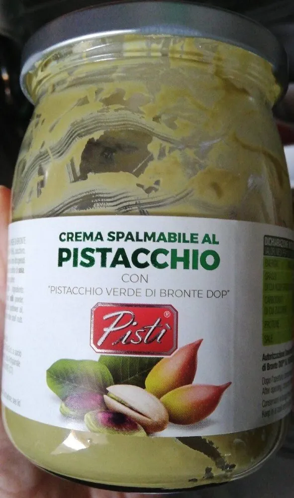 Crema spalmabile al pistacchio