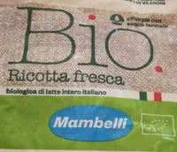 Ricotta fresca Bio