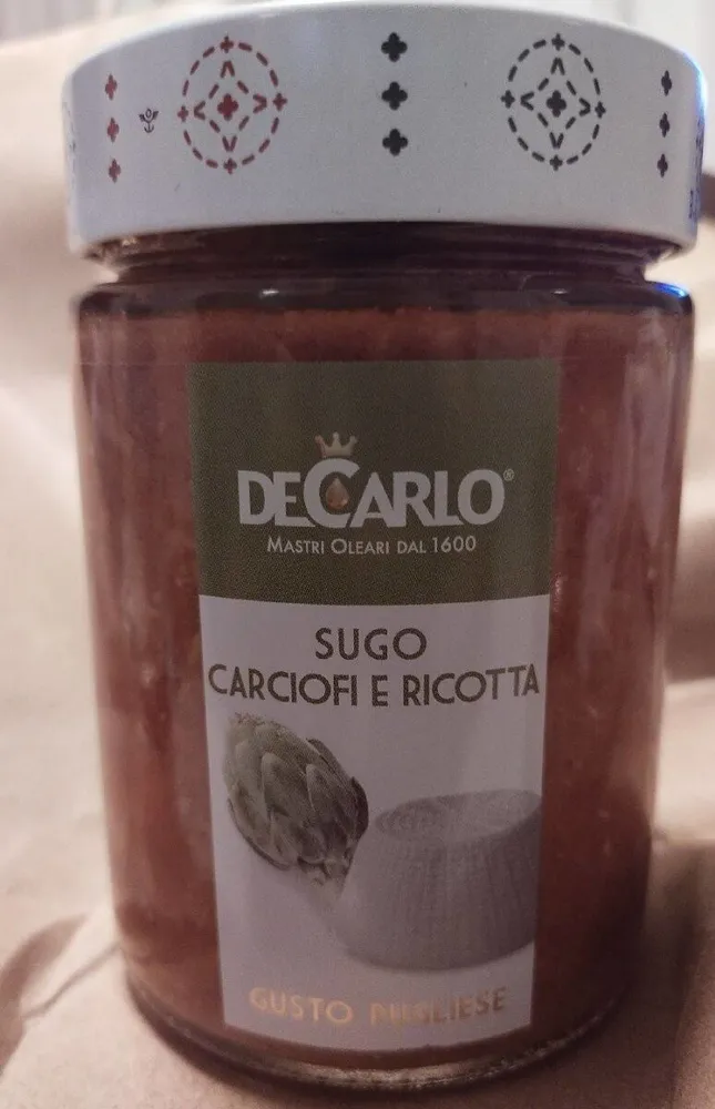 Sugo carciofi e ricotta