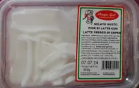 Gelato fior di latte con latte fresco di capra