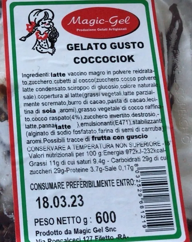 Gelato coccociok