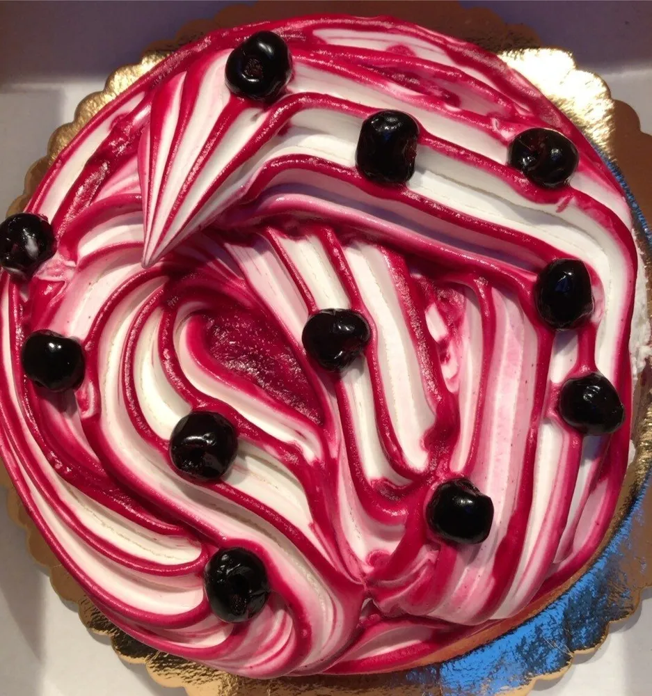 Torta gelato variegata amarena