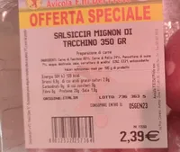 Salsiccia mignon tacchino