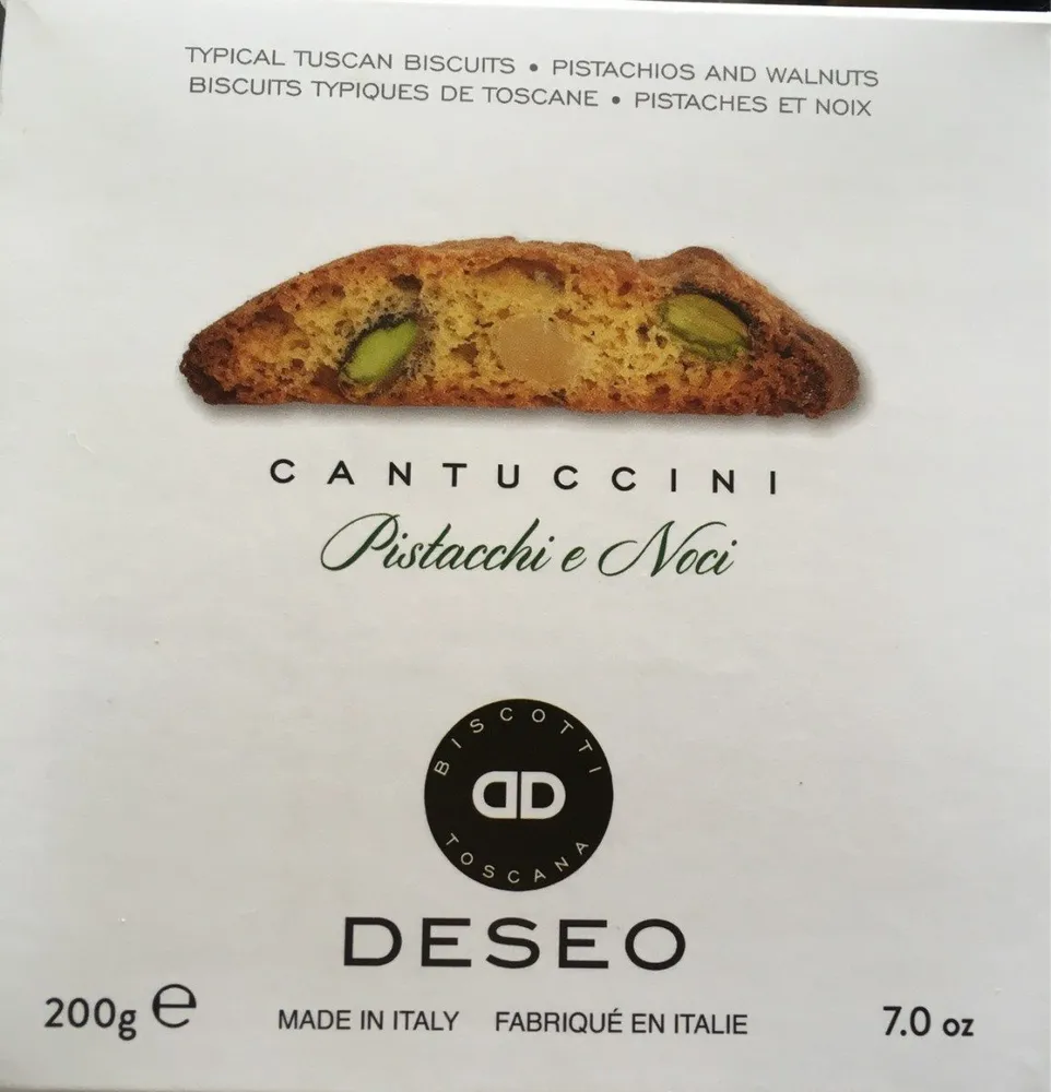Cantuccini Pistaches Et Noix