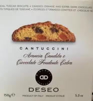Cantuccini - Biscuits Aux écorces D'orange Confite