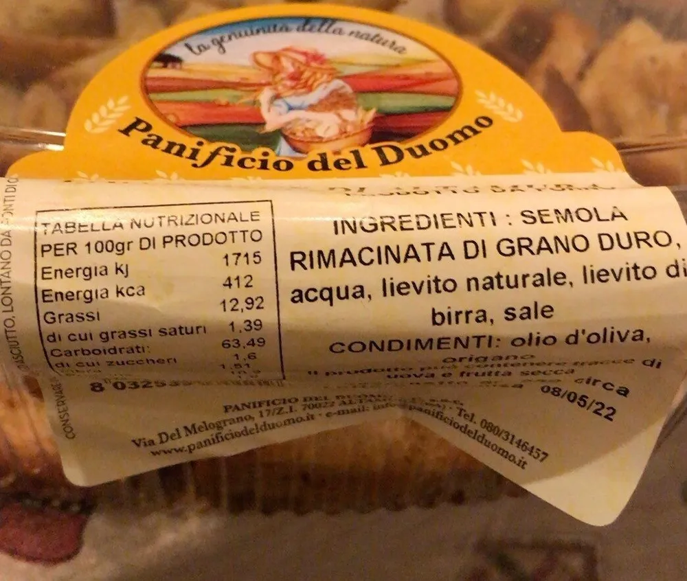 Pan snack di altamura