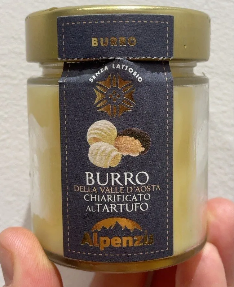 burro della Valle D’Aosta chiarificato al tartufo