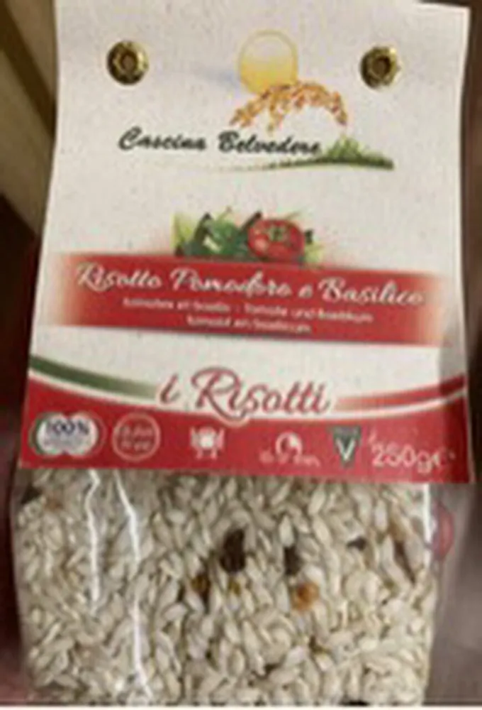 Risotto Aux Tomates Et Basilic "Cascina Belvede. ..