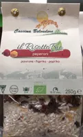 Il risotto bio peperoni