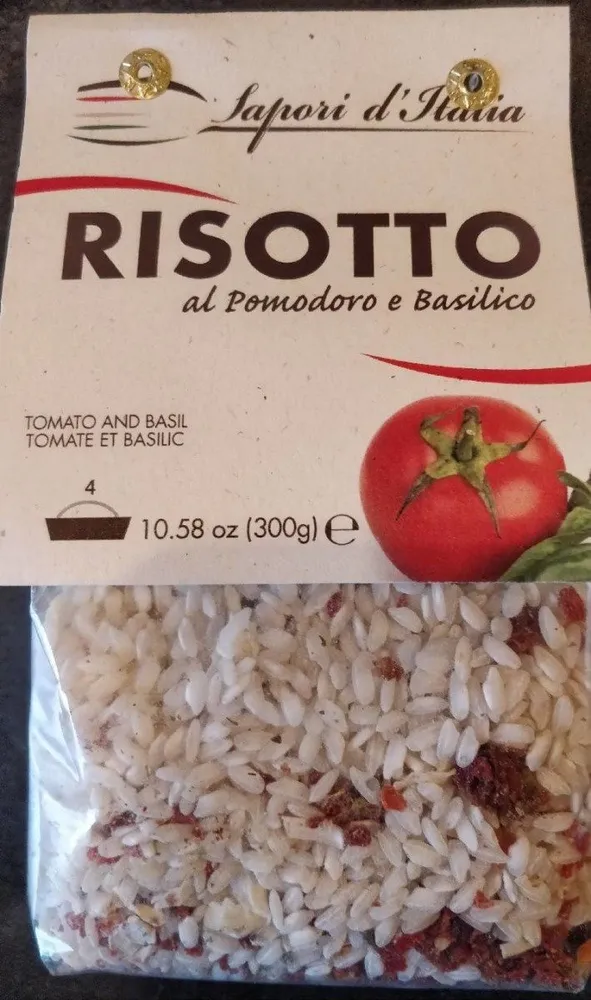 Risotto al pomodoro e basilico