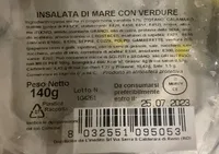 Insalata di mare con verdure