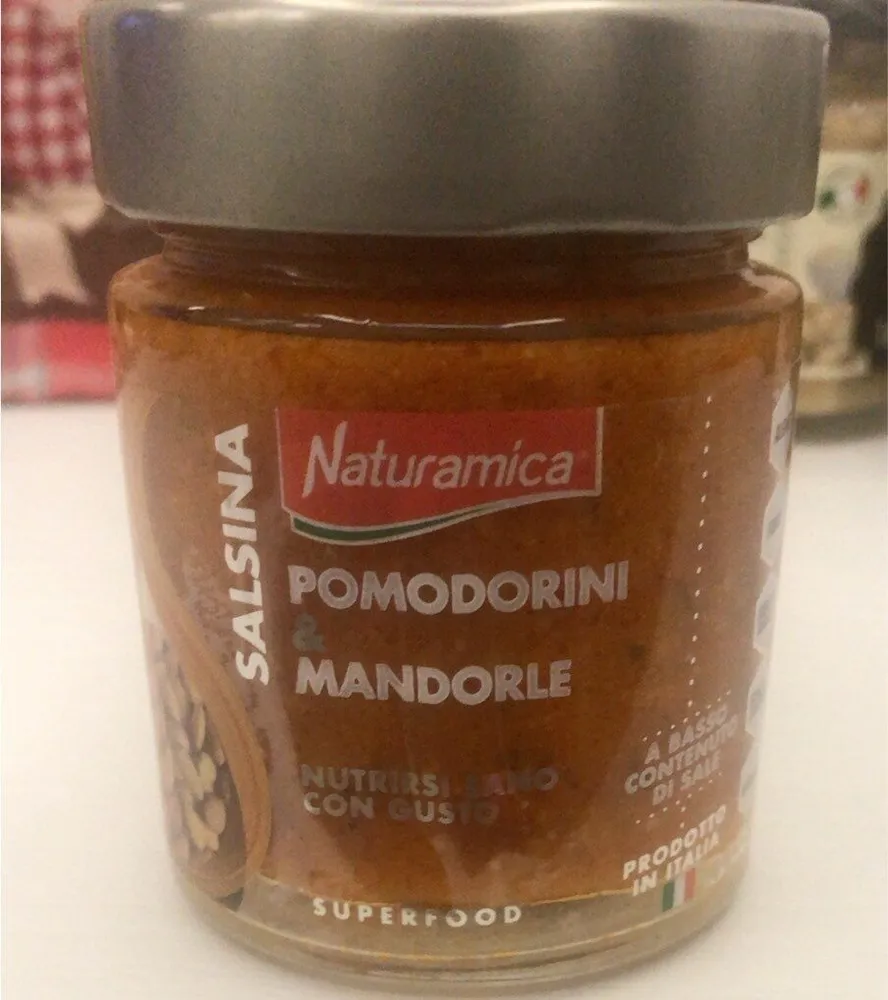 Salsina pomodorini e mandorle