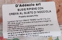 Bugie ripiene alla nocciola