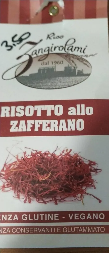 Risotto allo zafferano